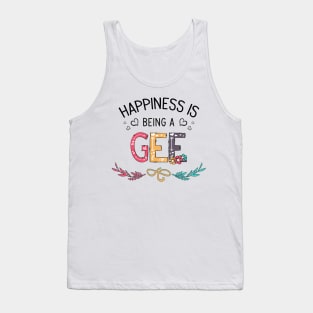 Happiness Is Being A Gee Wildflowers Valentines Mothers Day Tank Top